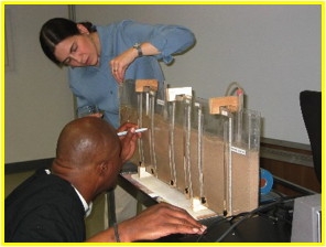 Becker teaching in lab