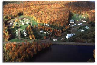 Aerial Photo of MTU Ford Forestry Center